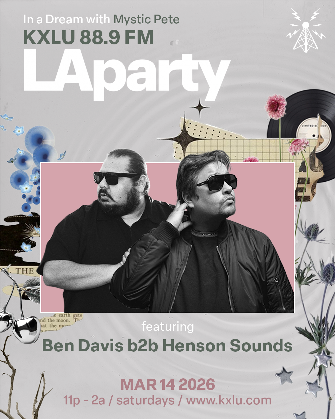 KXLU LA Party flyer